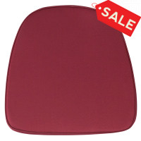 Flash Furniture BH-BURG-GG Foam Burgundy Fabric Chiavari Chair Cushion